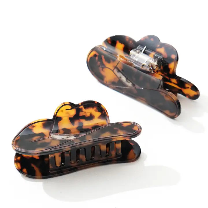 Cowboy Hat Claw Clip