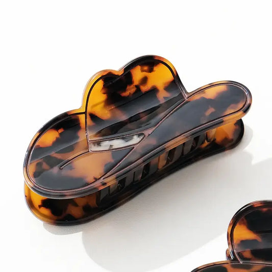 Cowboy Hat Claw Clip