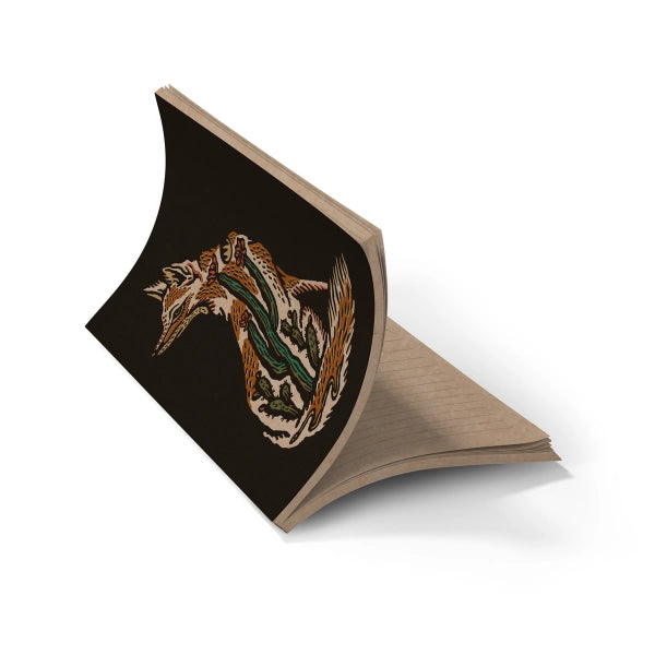 Coyote Mirage Kraft Layflat Notebook