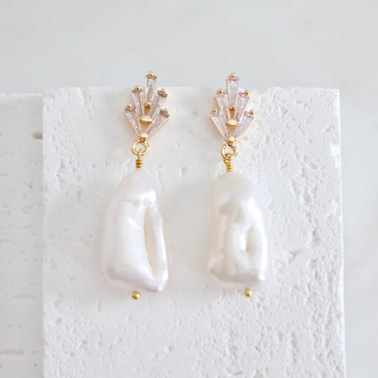 Baroque Pearl Earrings