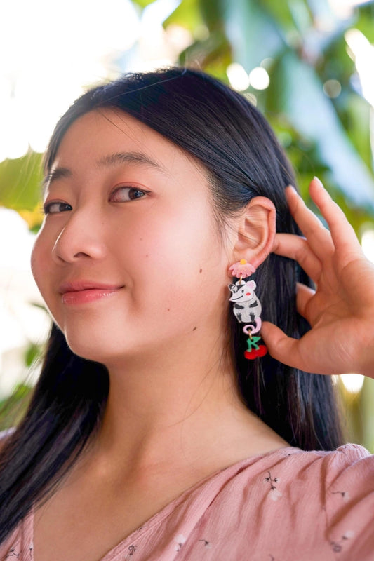 Dale the Possum Earrings