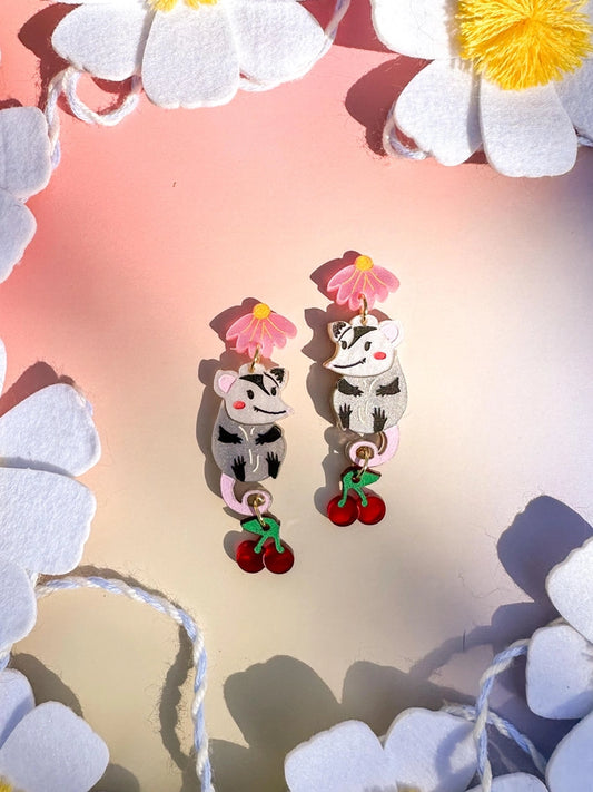 Dale the Possum Earrings