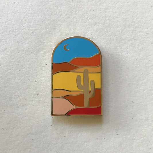 Desert Enamel Pin