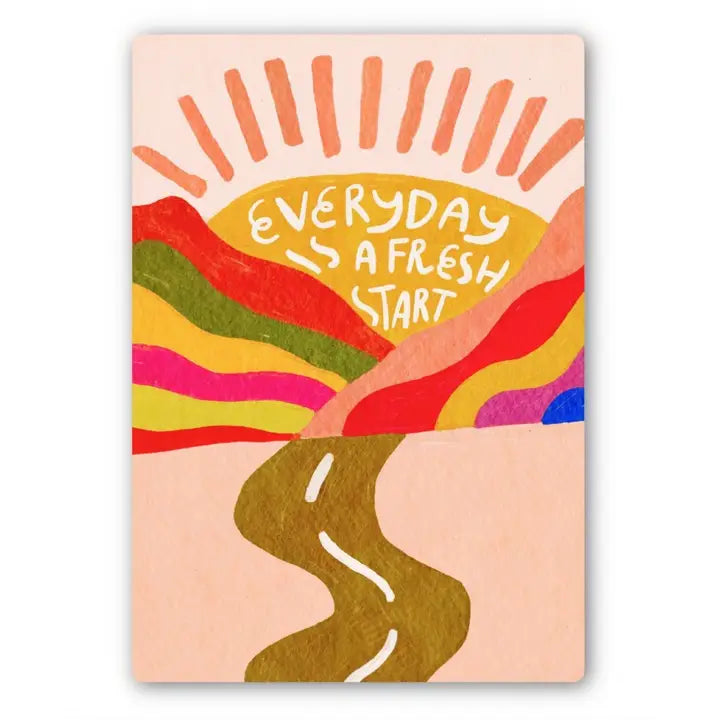 Everyday Is A Fresh Start Sunrise Sticker