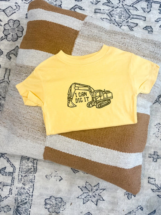 Excavator Toddler Tee
