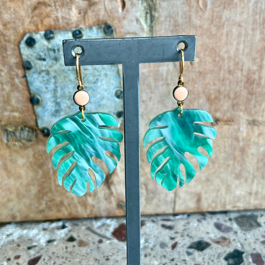 Monstera Tropics Earrings