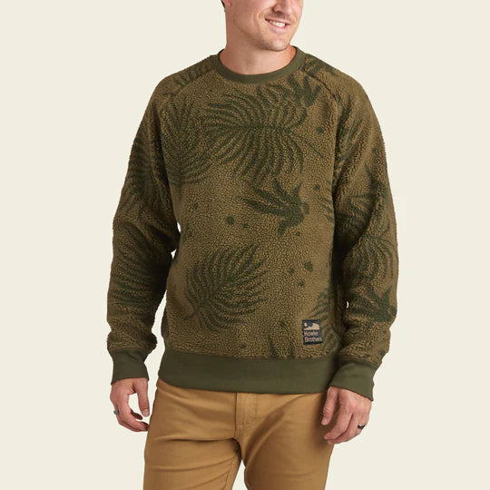 Eleos Fleece Crewneck - Forest Floor: Frond