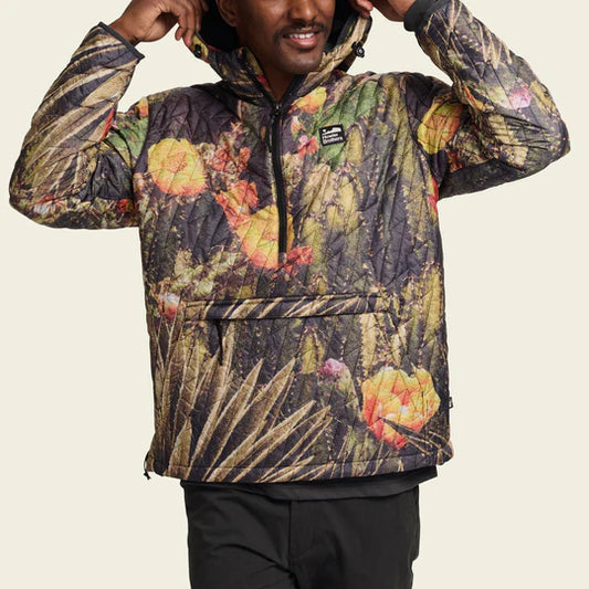 Voltage Quilted Pullover: Cactus Mob