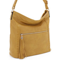 Whipstitch Tassel Crossbody