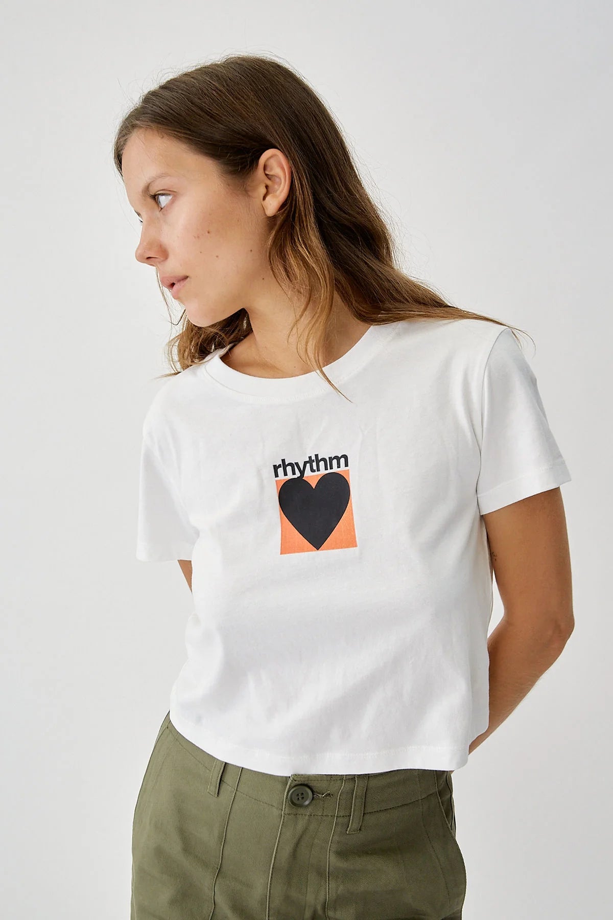 Factory Vintage Crop Crew Tee