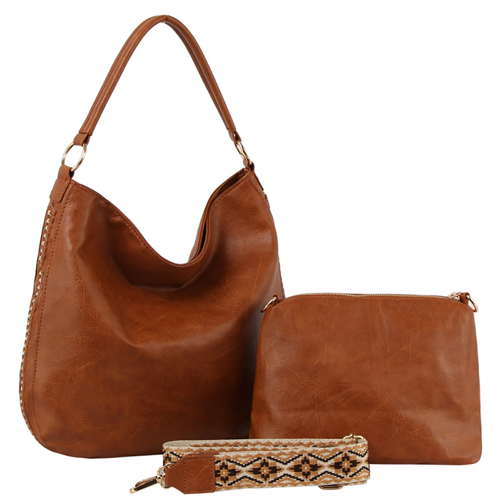 Stitch Hobo Shoulder Bag