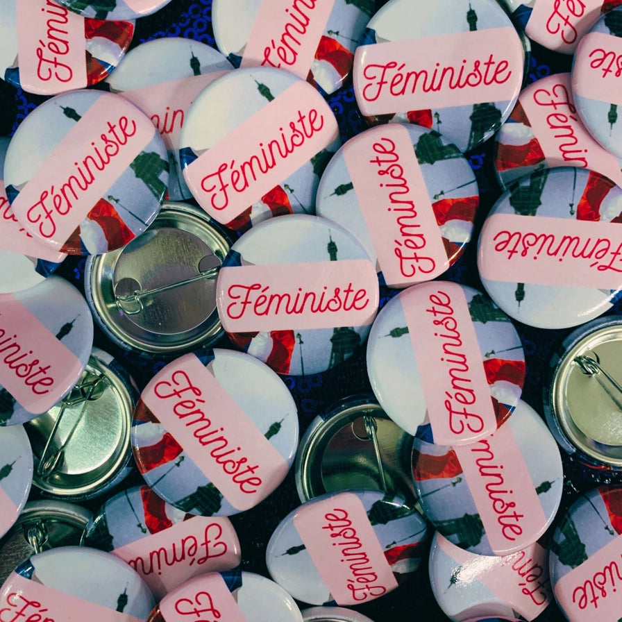 Féministe 1.25" Pinback Button