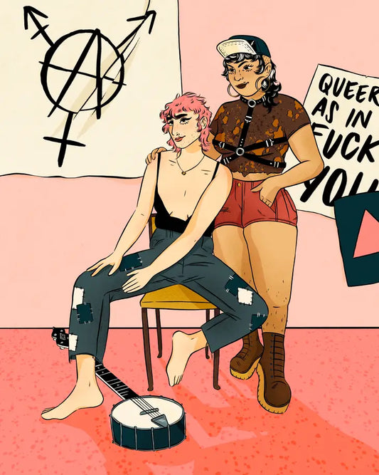 Folk Punks Art Print