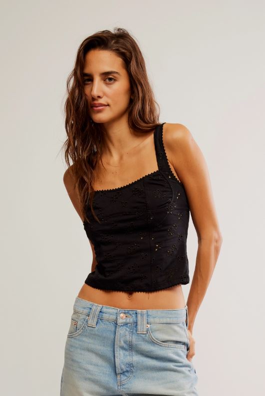 We The Free Full Bloom Eyelet Cami