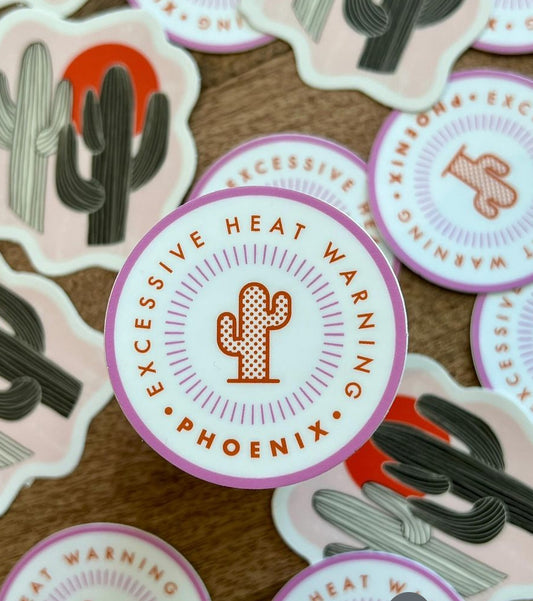 Excessive Heat Warning Sticker