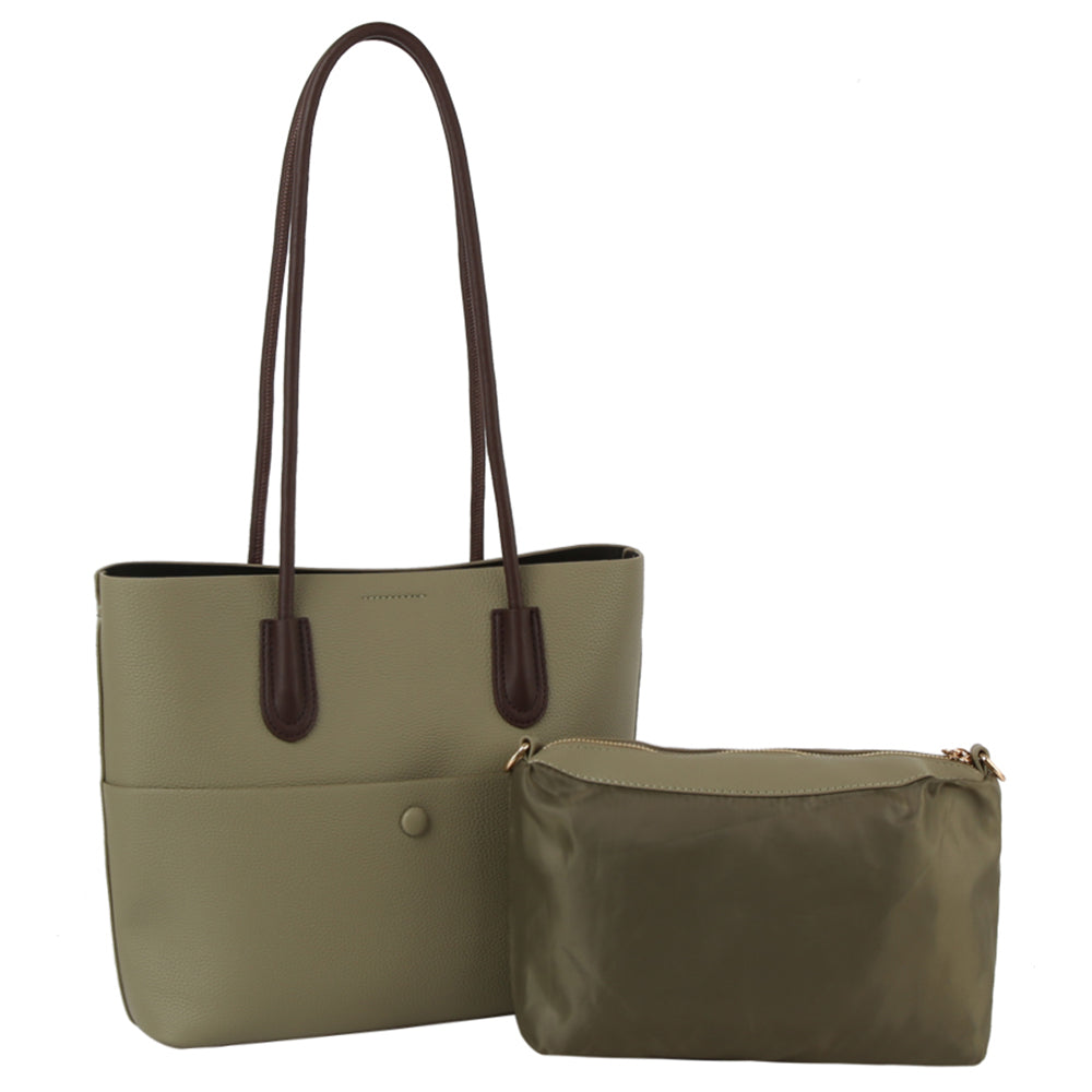 Olive Shopper Tote 2 in 1