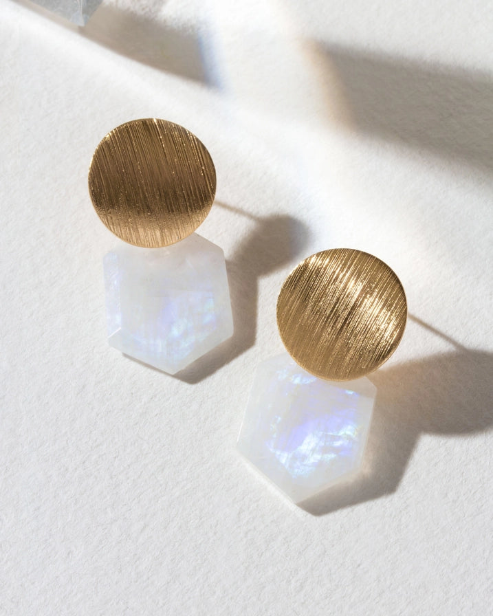 Geocentric Statement Post Earrings