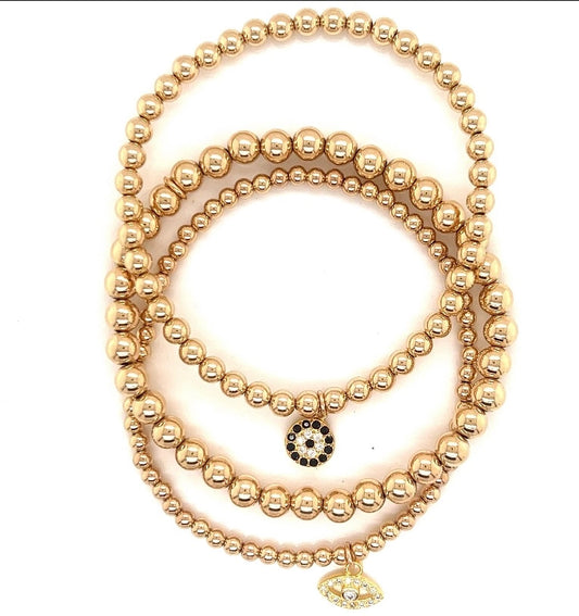 Gold Stacking Bracelet