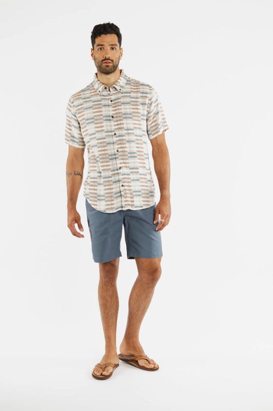 Grant Slim Shirt - Manzanita Stripe