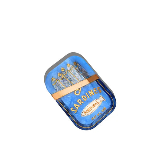 Hand Painted Sardines Claw Clip