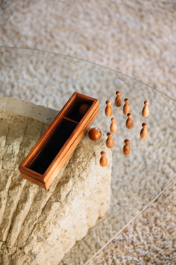 Handmade Tabletop Bowling