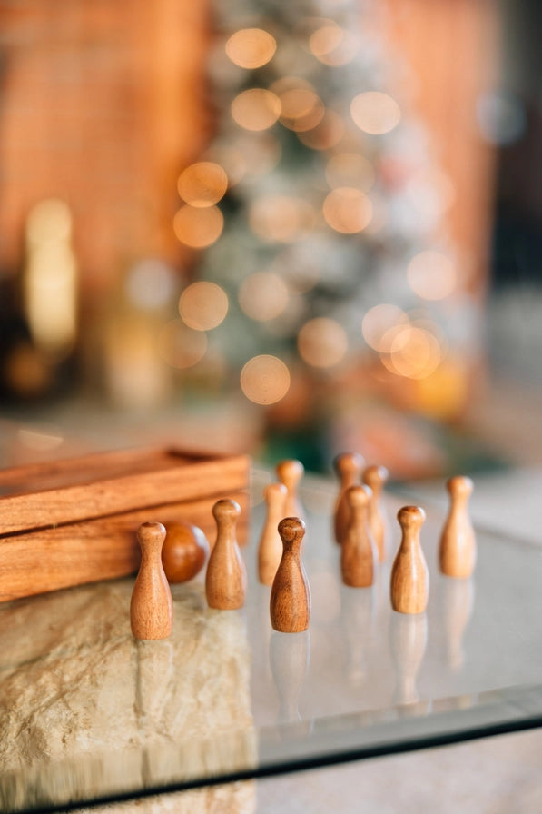 Handmade Tabletop Bowling