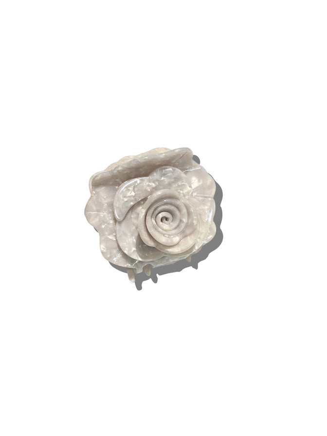 Origami Rose Claw Clip