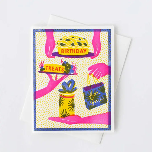 Happy Birthday (Treats For You) Letterpress Card