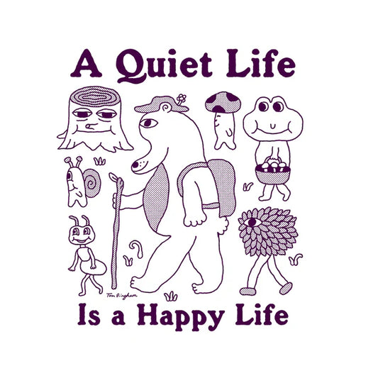 Happy Life T - Navy
