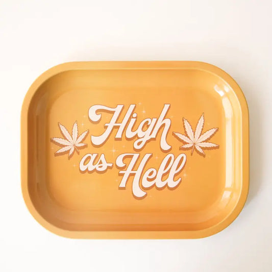 High As Hell Metal Tray