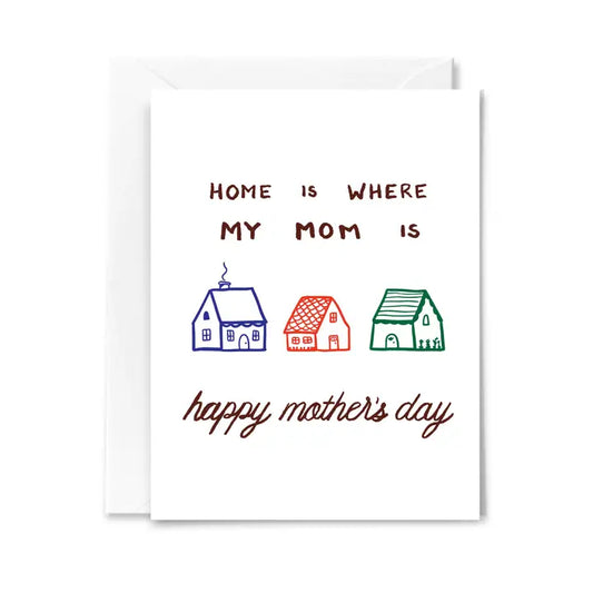 Home Is My Mom Card