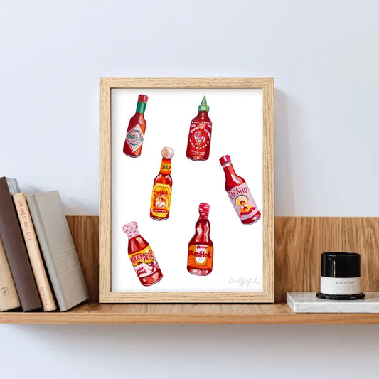 Hot Sauce Print 11x14"