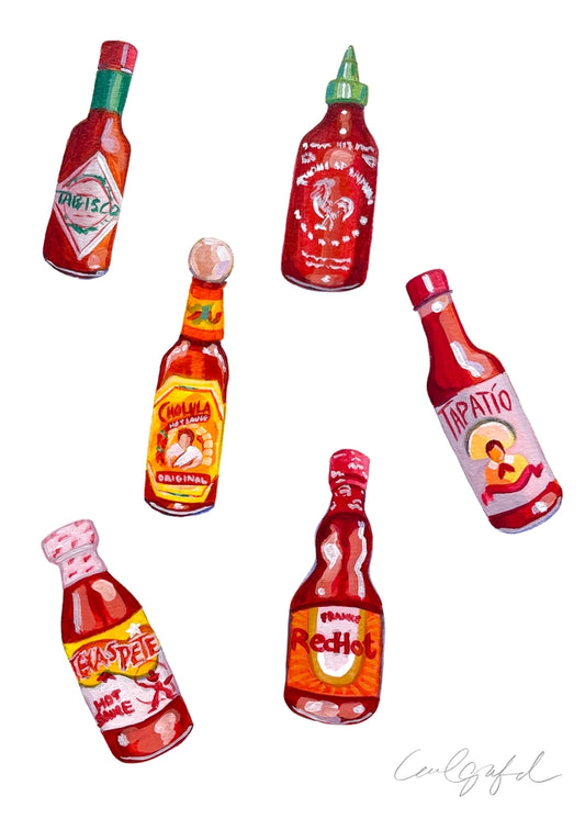 Hot Sauce Print 11x14"