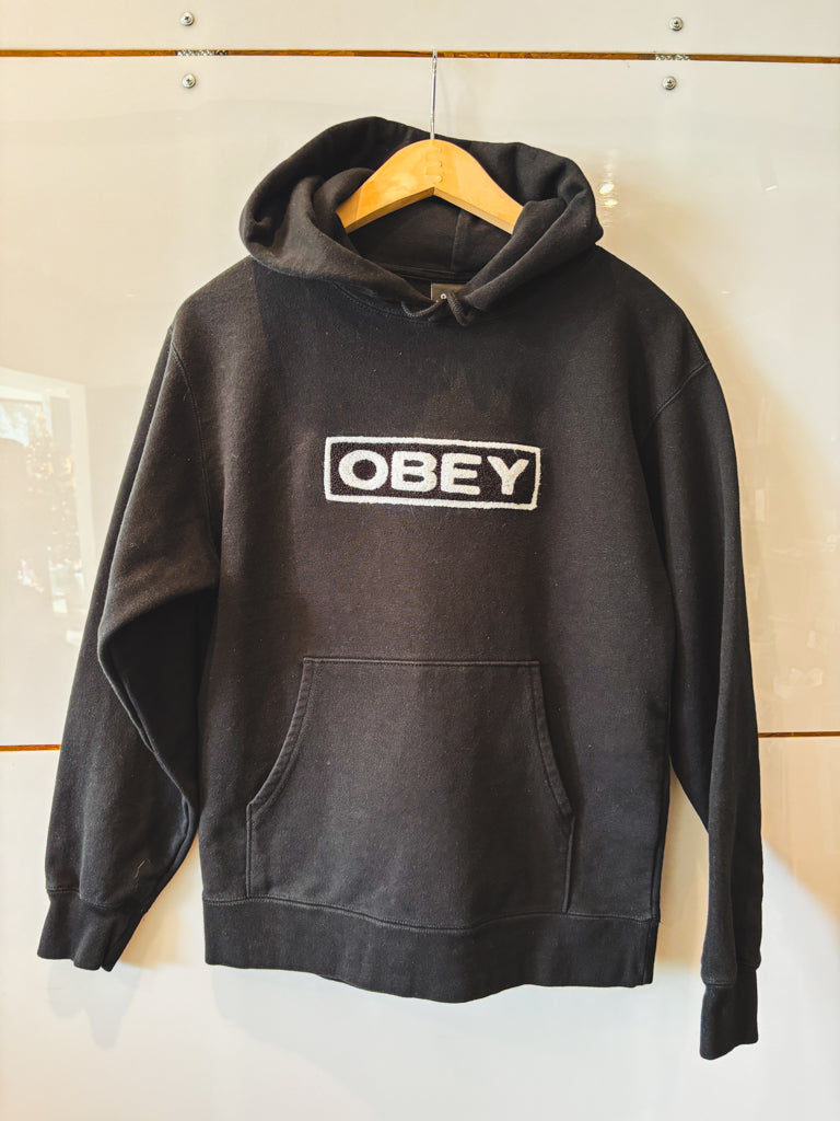 Obey black hoodie - vintage