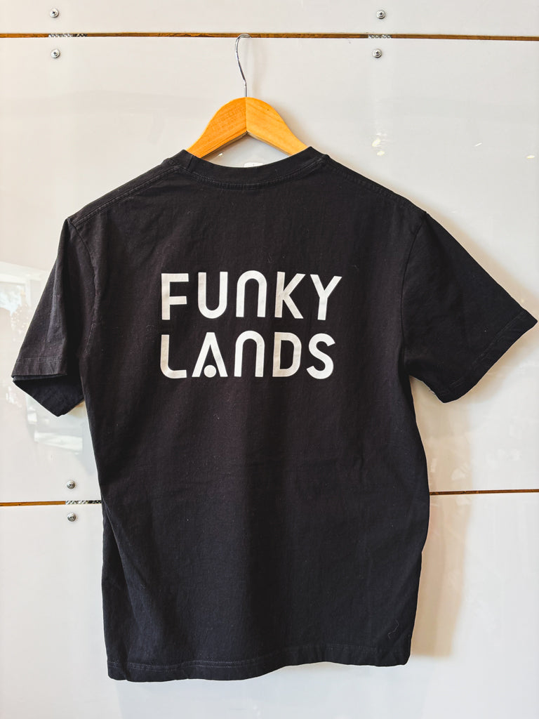 Funky Lands Black S/S Tee - vintage