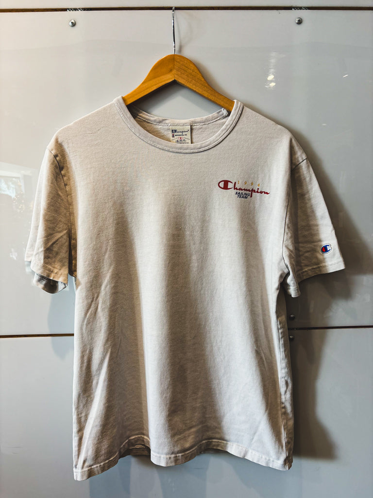 Champion Sailing Team S/S lt gray tee - vintage