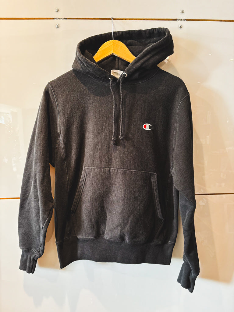 Champion Black Hoodie - vintage
