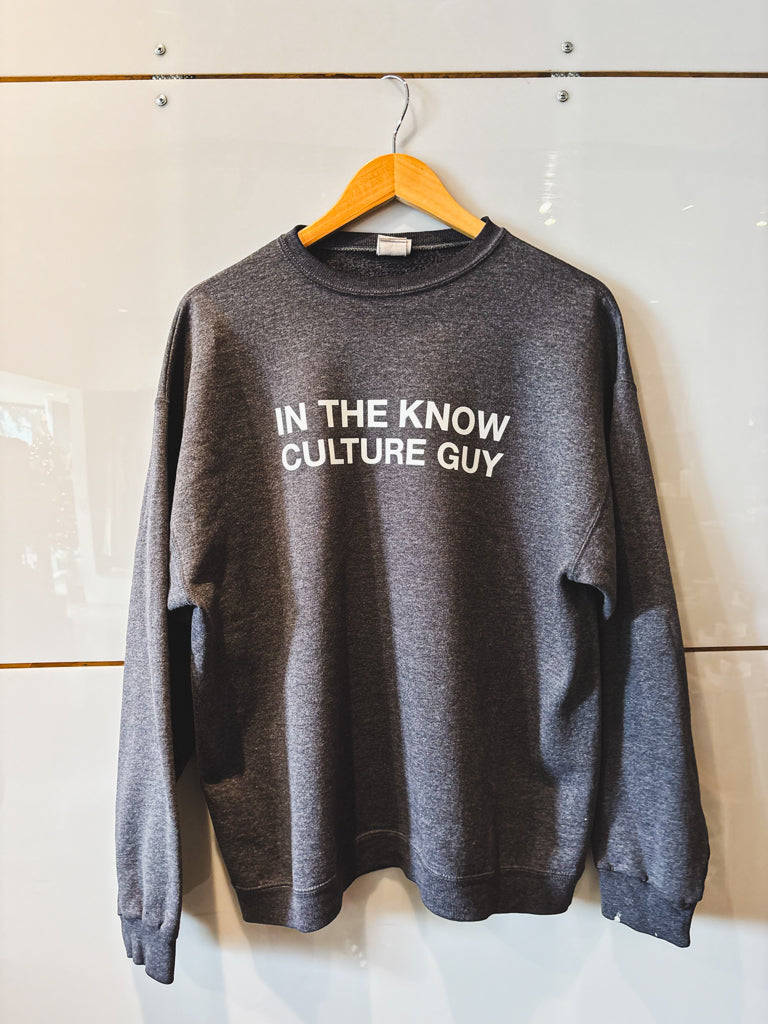 In The Know Culture Know gray l/s tee - upcycled