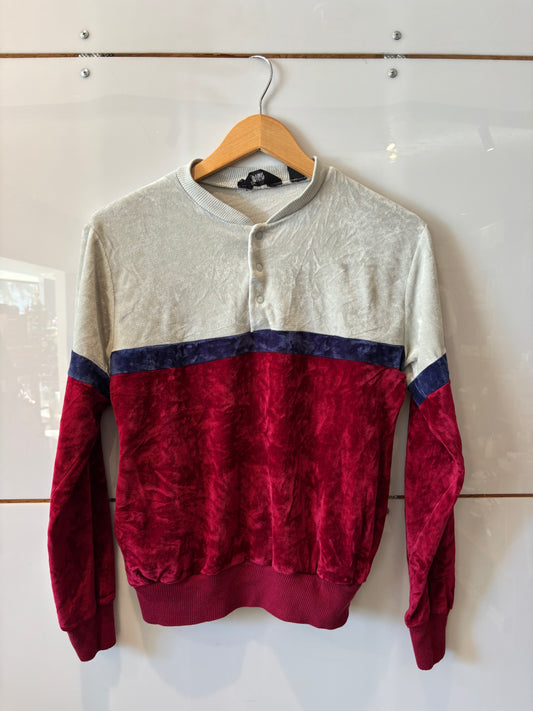 JC Penney velour l/s sweater - vintage