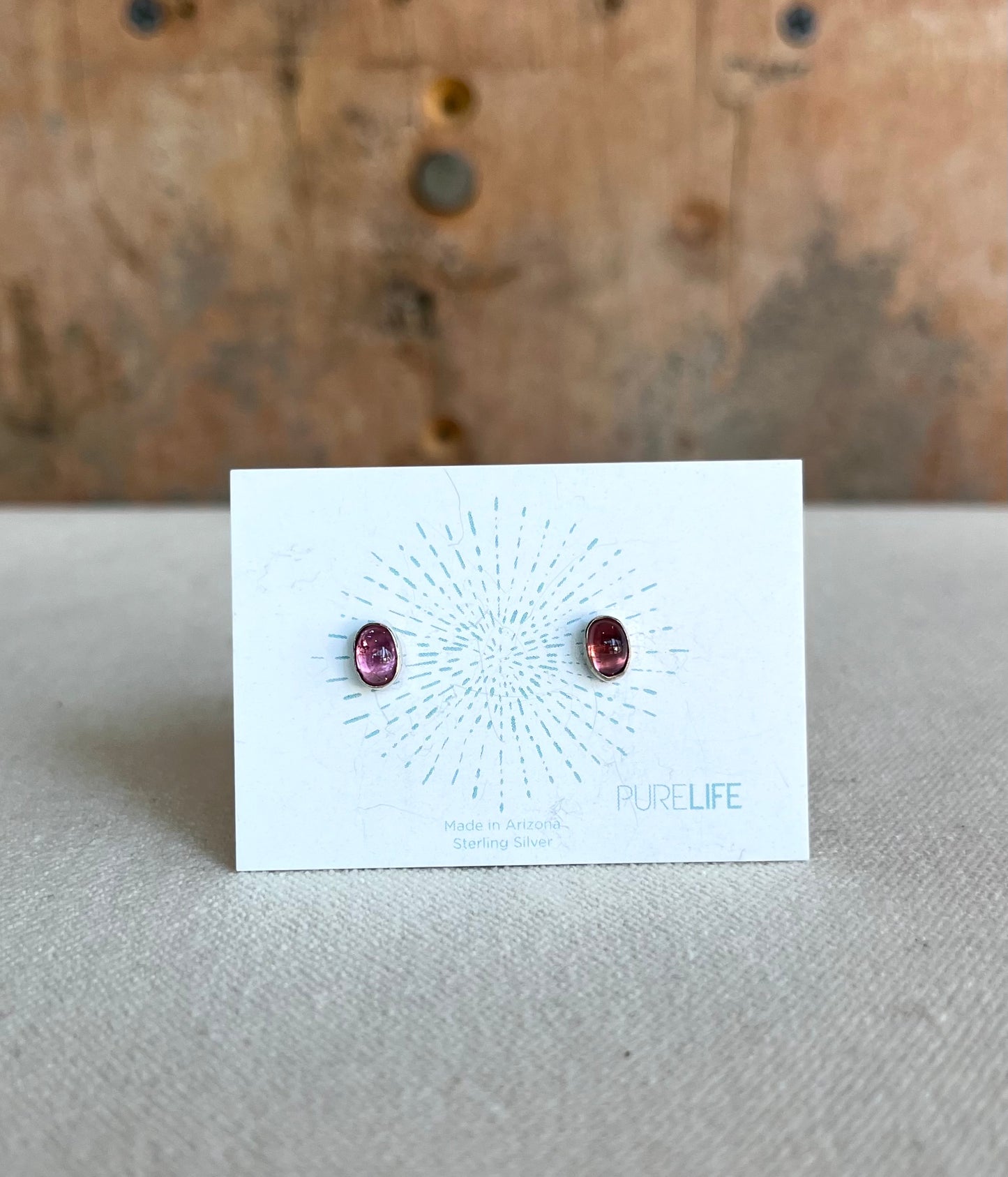 Oval Tourmaline Studs