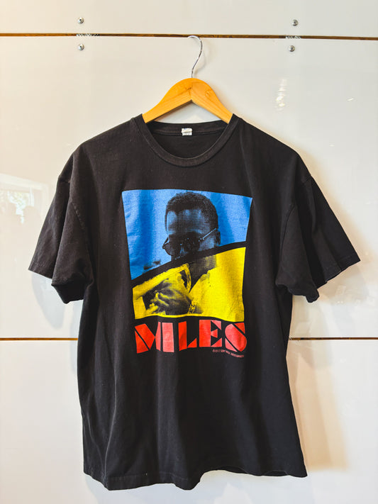 Miles Davis black s/s tee - previously loved
