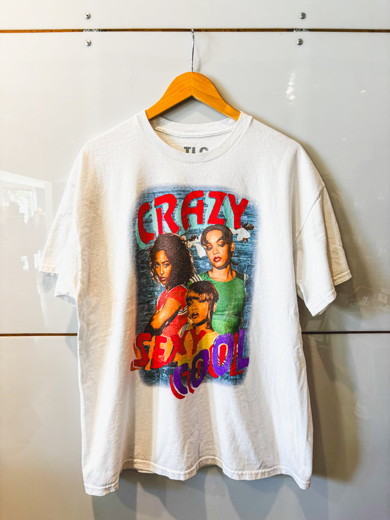 Crazy Sexy Cool TLC white s/s tee - previously loved
