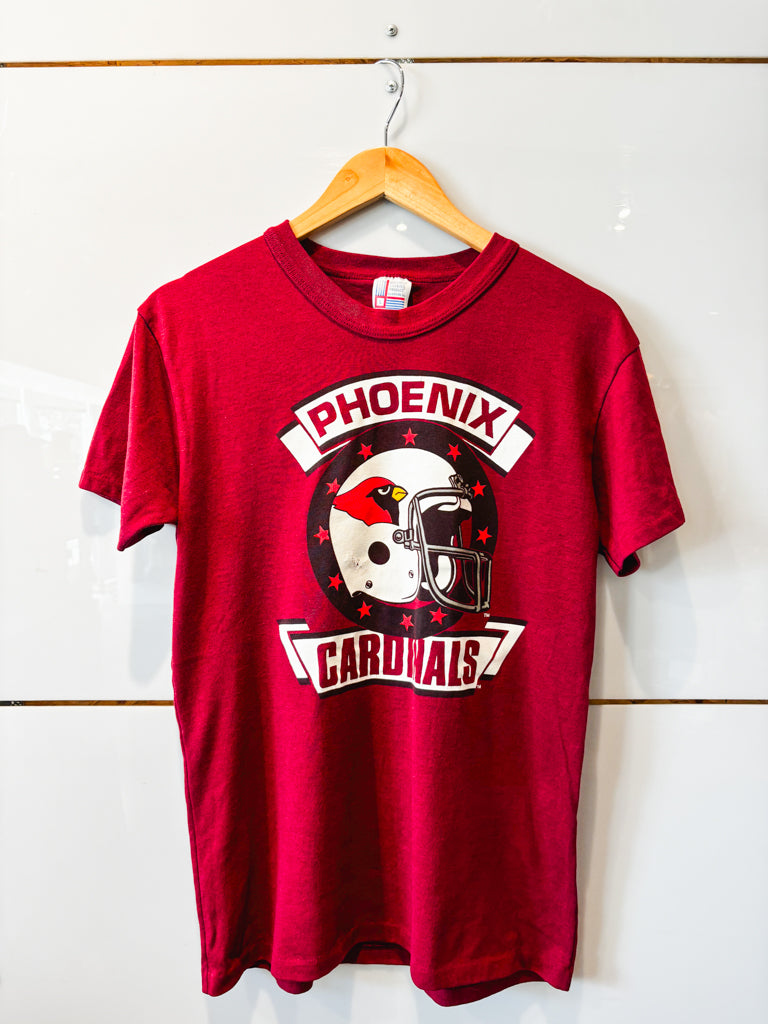 1980s Phoenix Cardinals helmet tee - vintage
