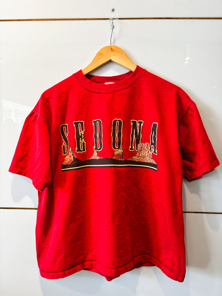 Sedona skyline red tee - vintage