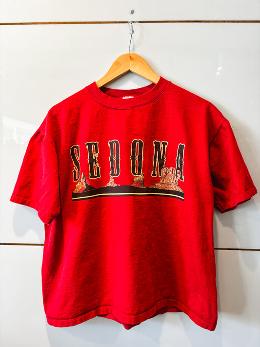Sedona skyline red tee - vintage