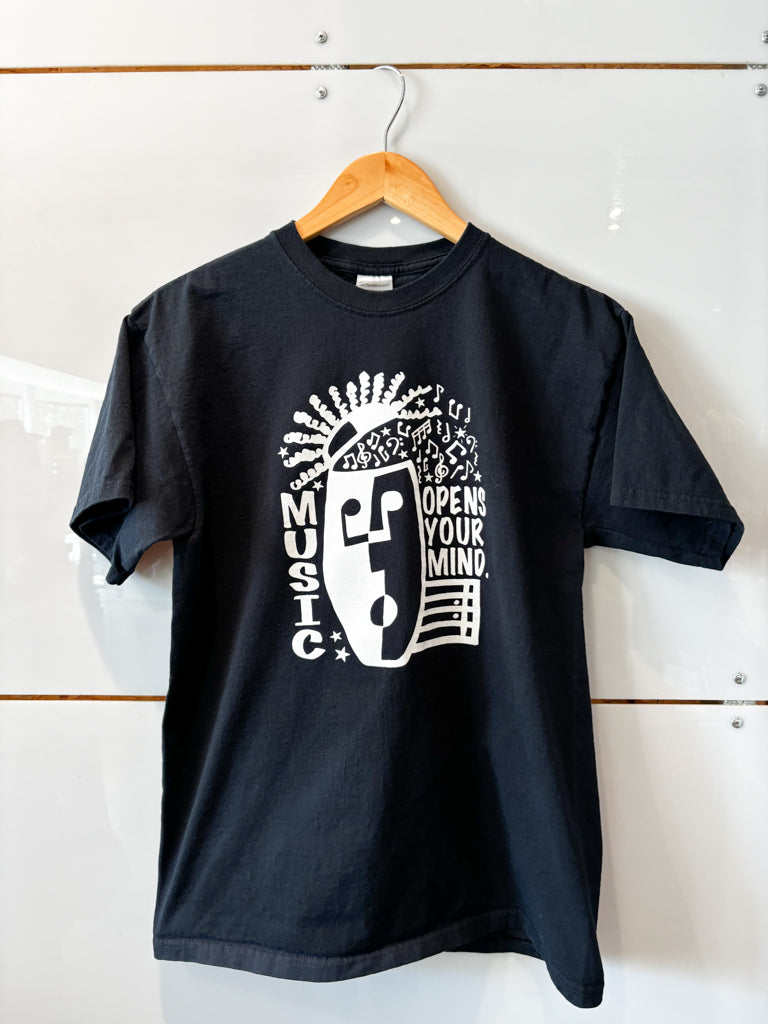 Music Opens Your Mind black tee - pre-loved
