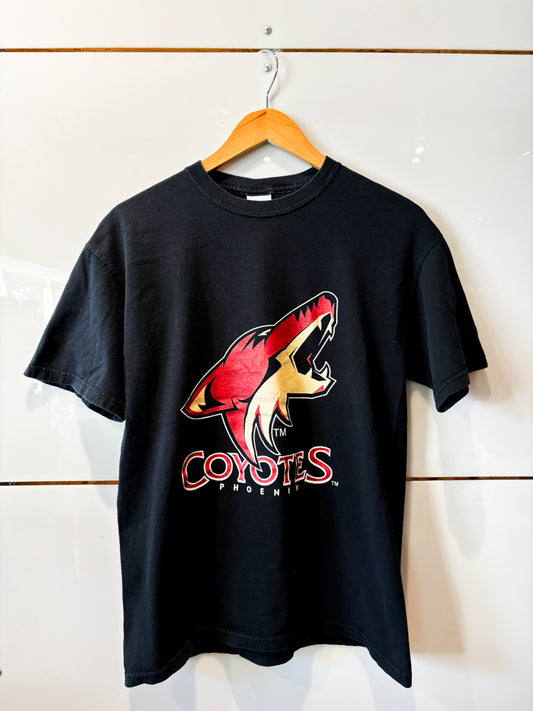 Phoenix Coyotes (old name) black tee - vintage