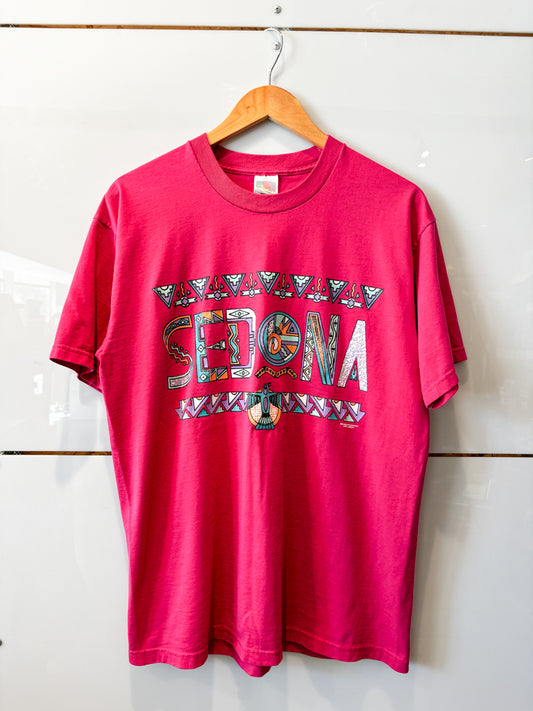 90s Sedona bright pink tee - vintage