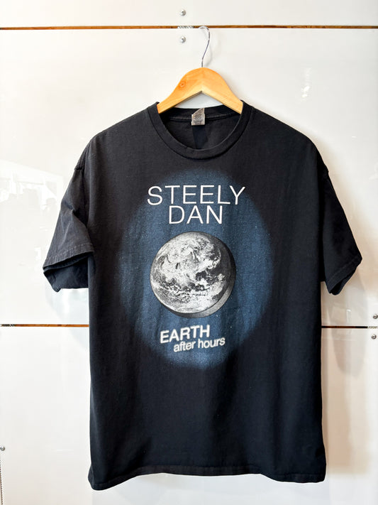 Steely Dan - Earth After Hours black tee - pre-loved select