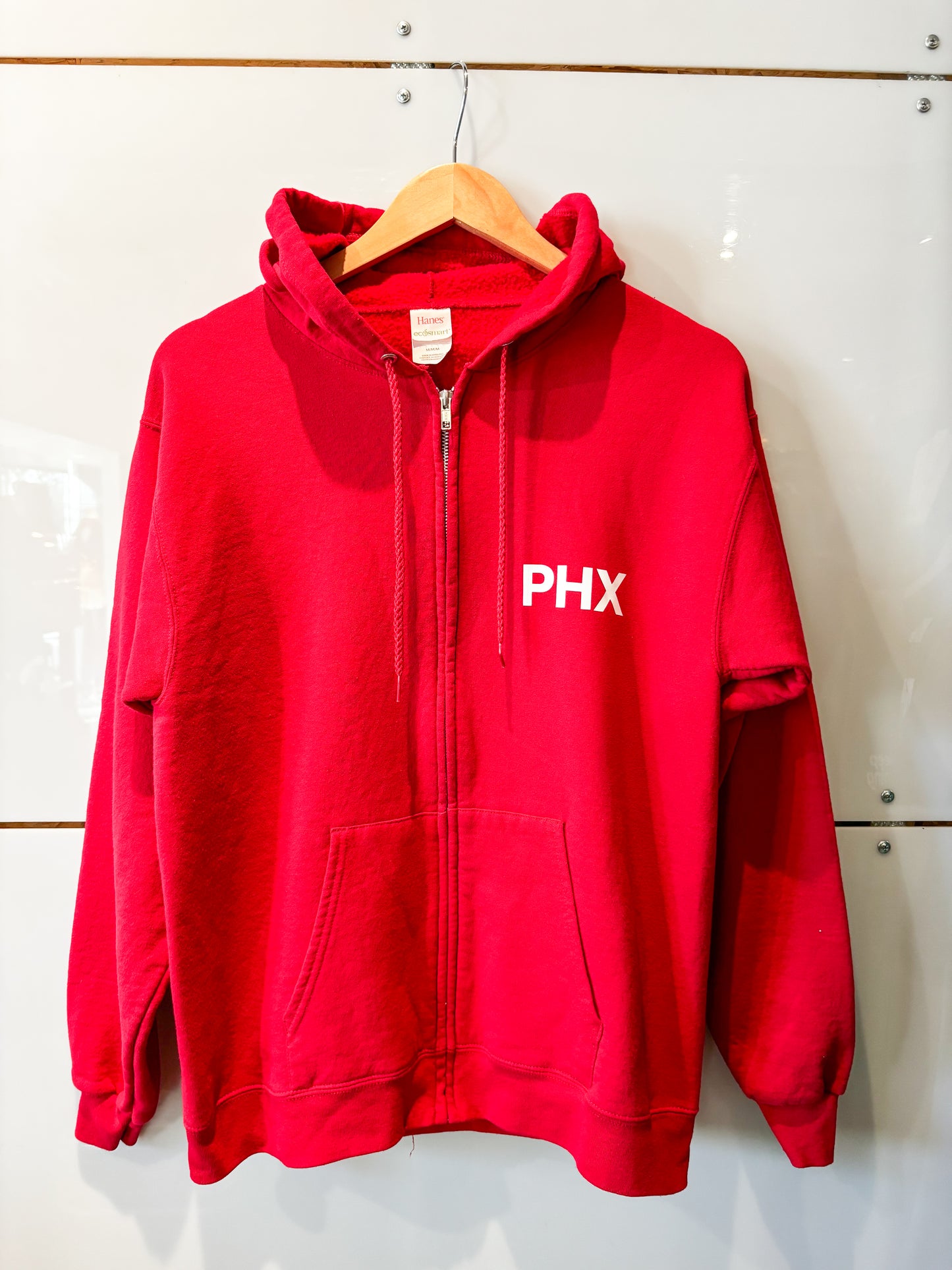 PHX red zip hoodie - upcycled